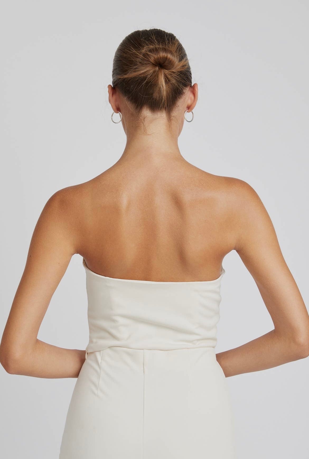 Rosette Bustier Top