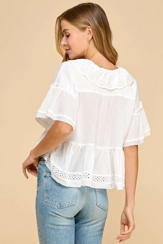 Olivia Babydoll Blouse