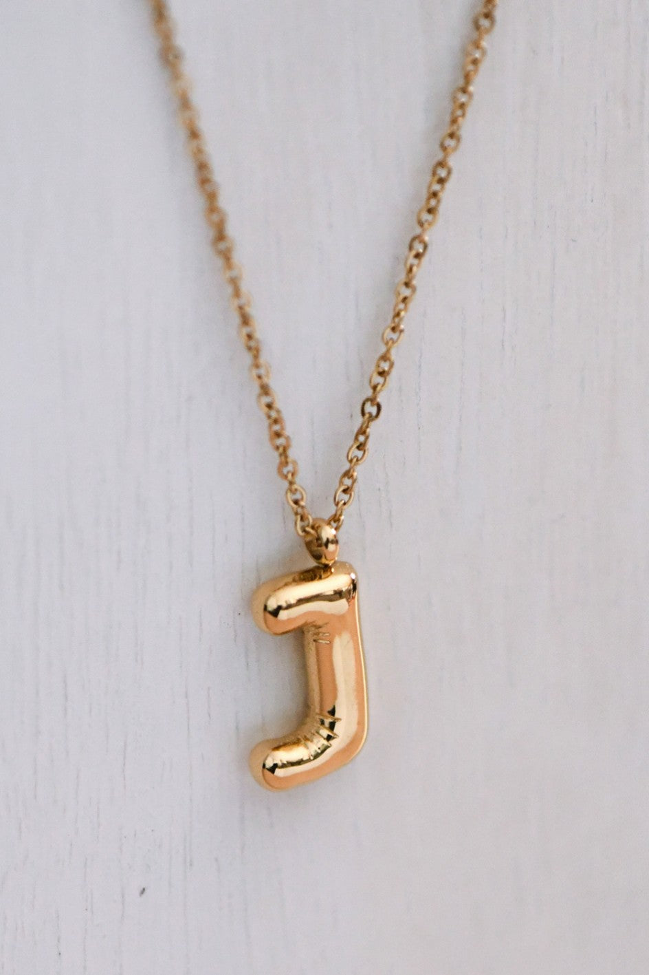 J Initial Necklace