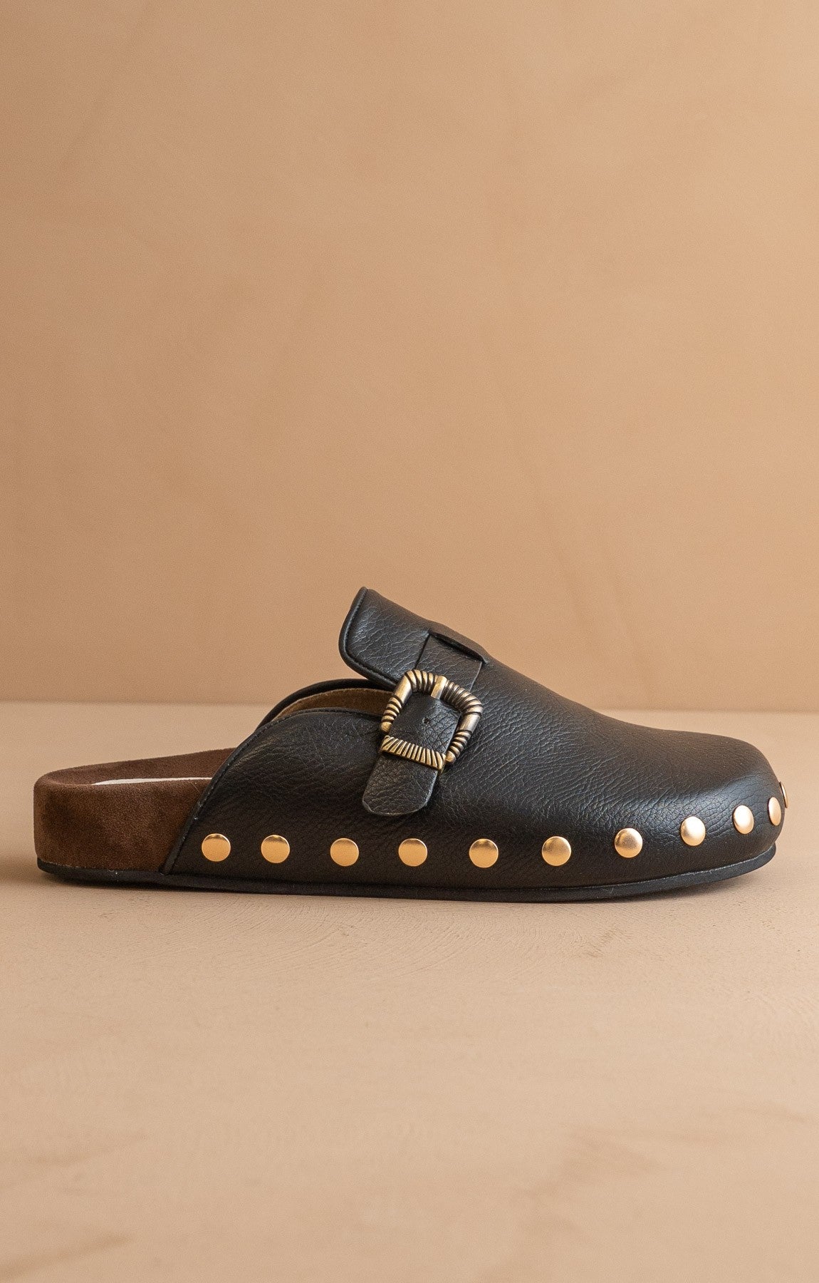 The Toni - Studded Buckle Clogs