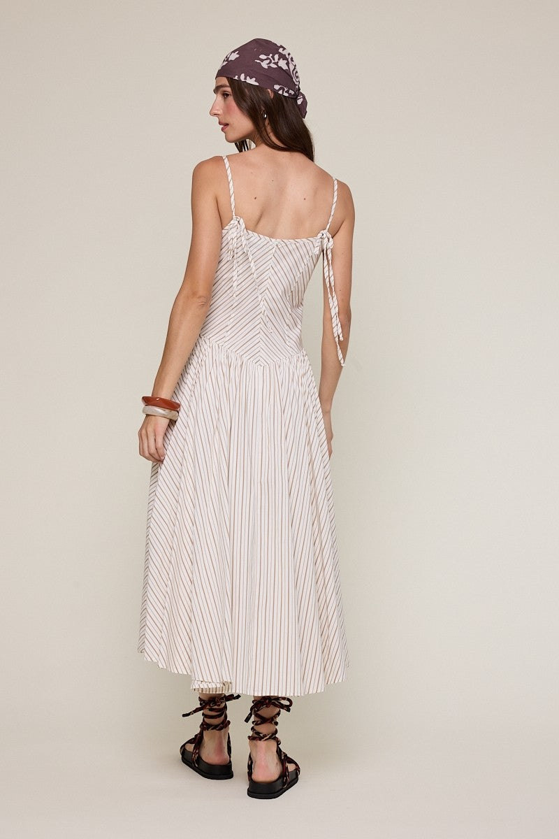 Boston Striped Midi