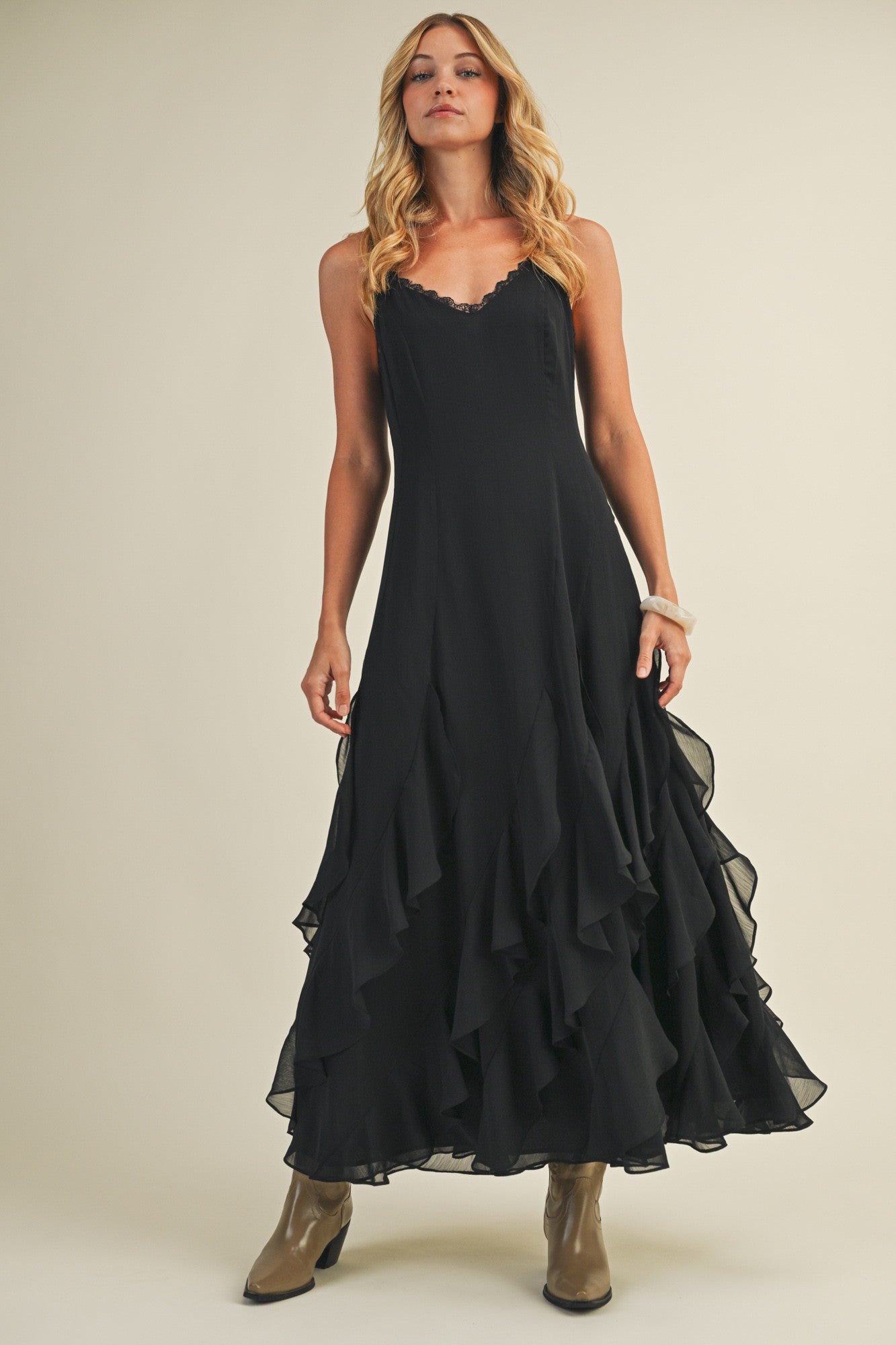 Jordyn Ruffle Maxi