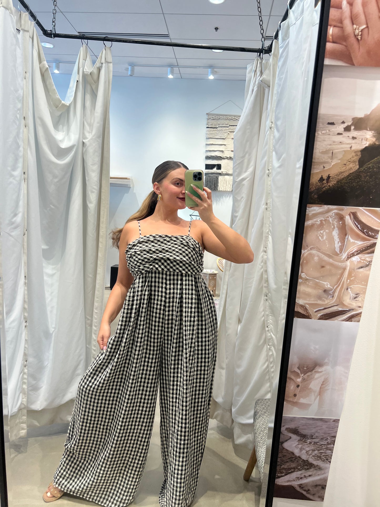 Gemma Gingham Jumpsuit