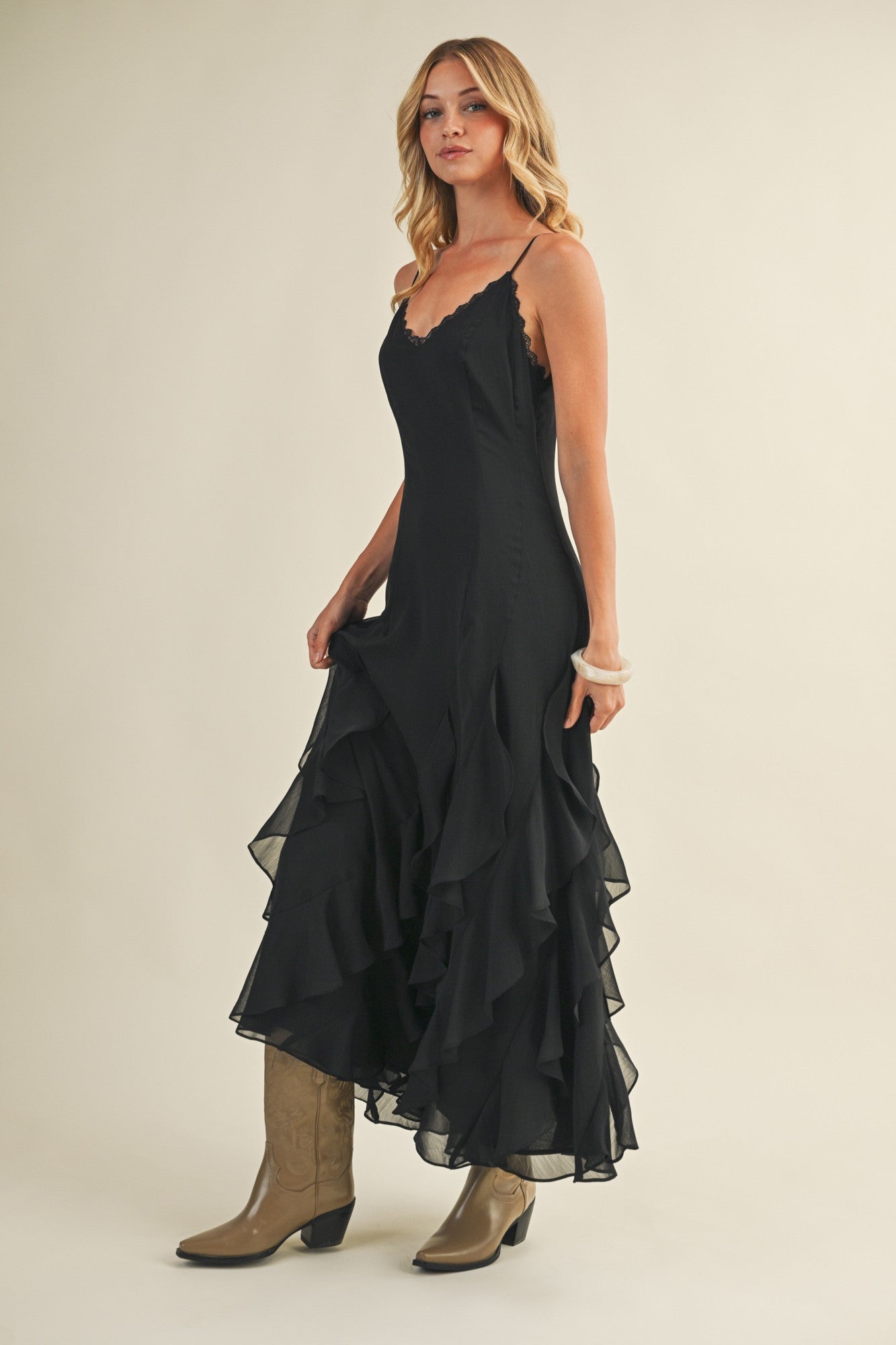 Jordyn Ruffle Maxi