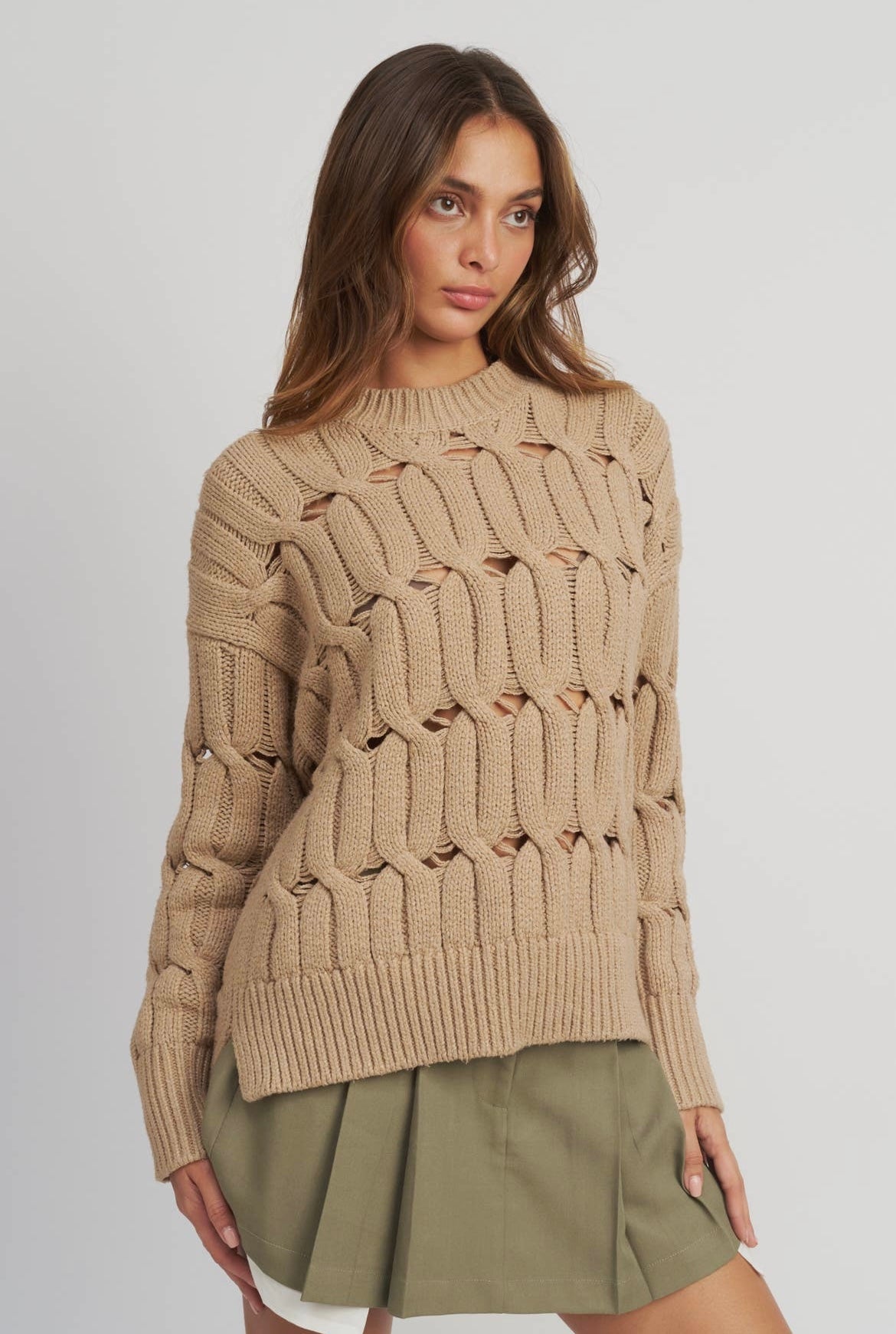 Coffee Date Knit Sweater