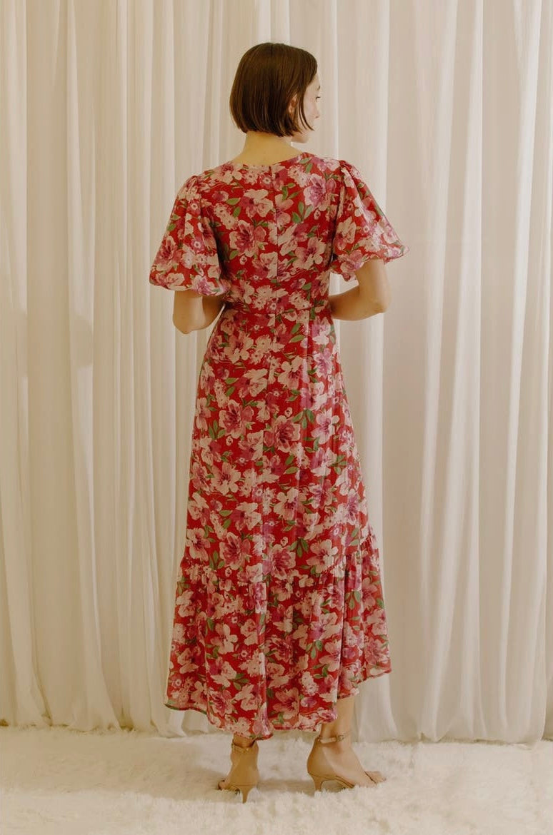 Maria Floral Midi Dress