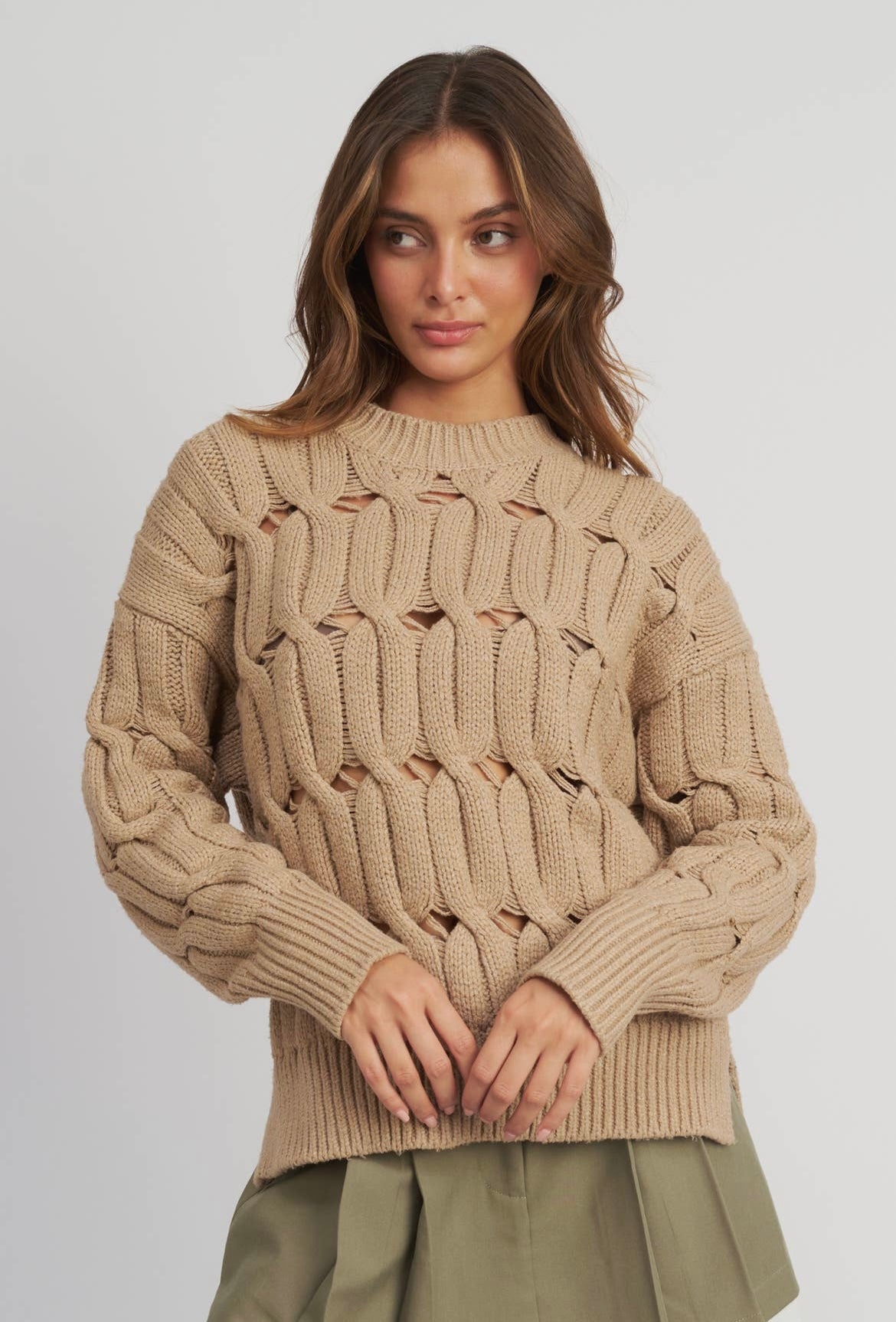 Coffee Date Knit Sweater