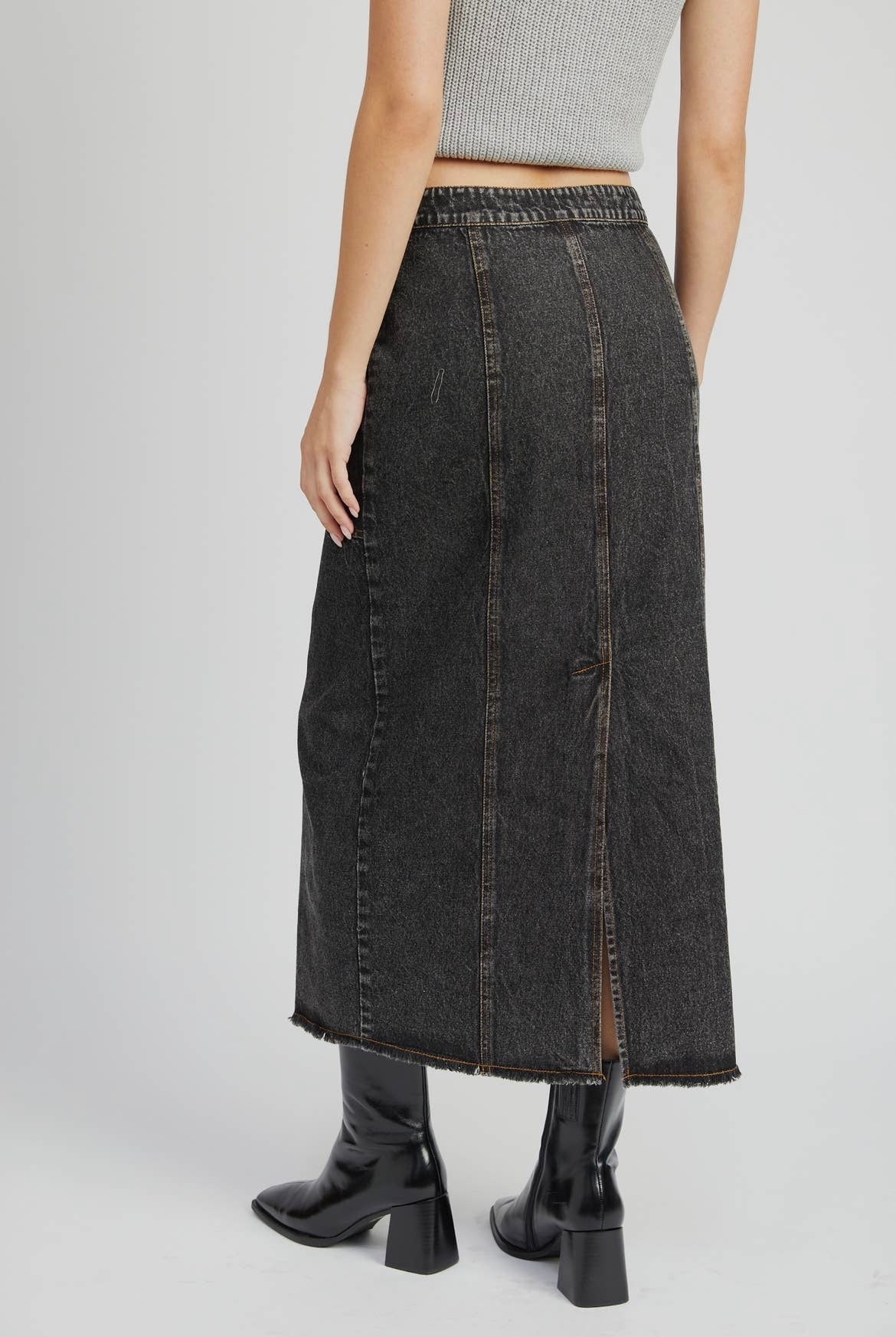 Demi Denim Midi Skirt
