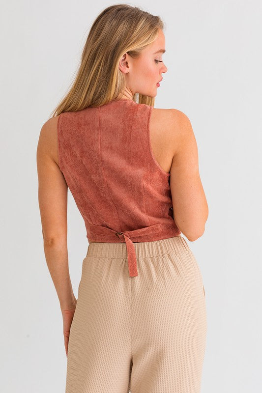 Cami Corduroy Vest