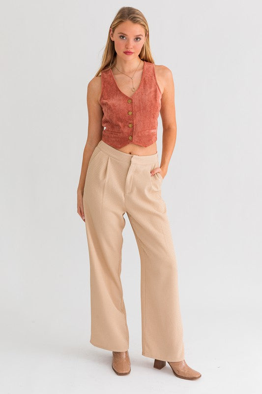 Cami Corduroy Vest