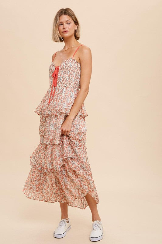 Sicily Floral Midi