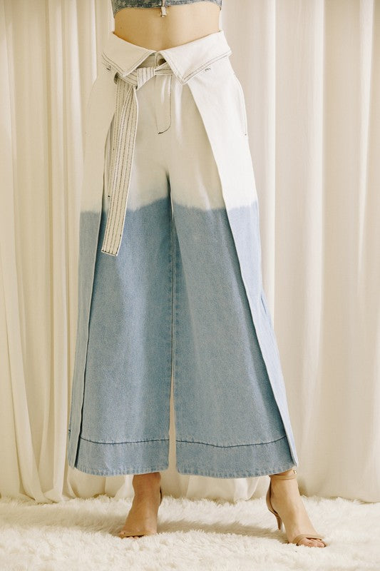 Alexis Ombré Wide Leg Denim