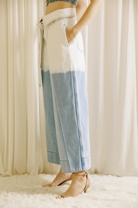 Alexis Ombré Wide Leg Denim
