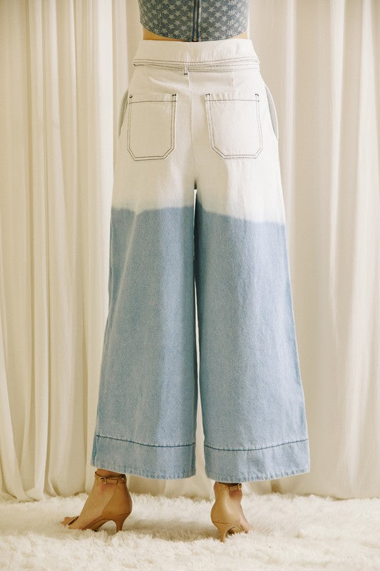 Alexis Ombré Wide Leg Denim