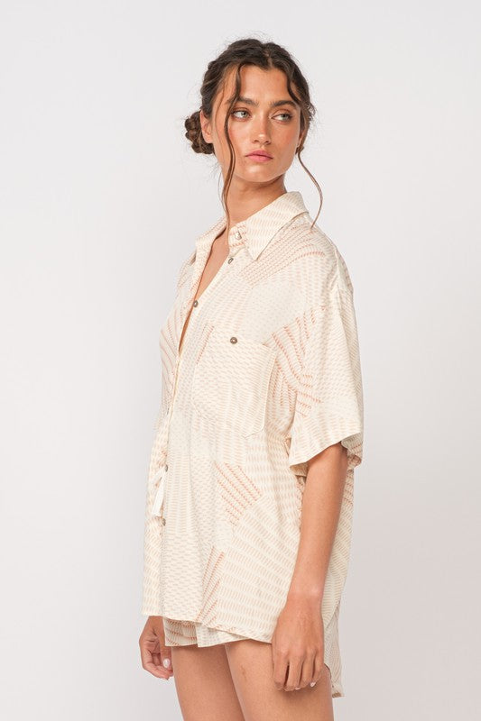 Serene Day Button Down