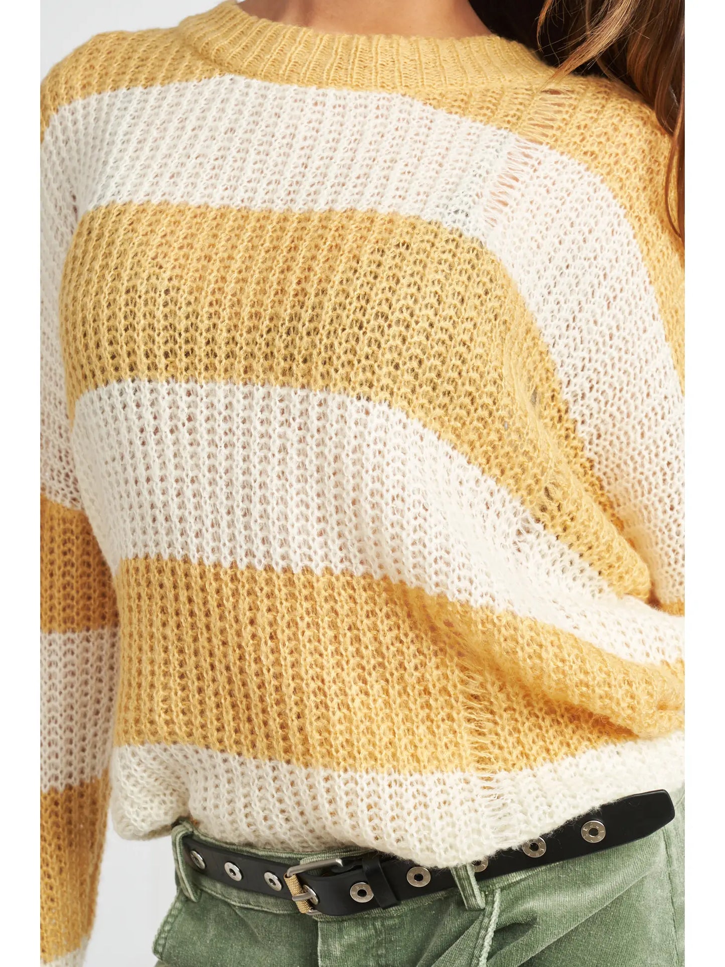 Butter Stripe Sweater