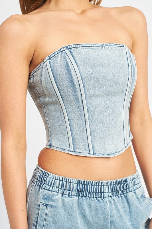 The Great Denim Corset