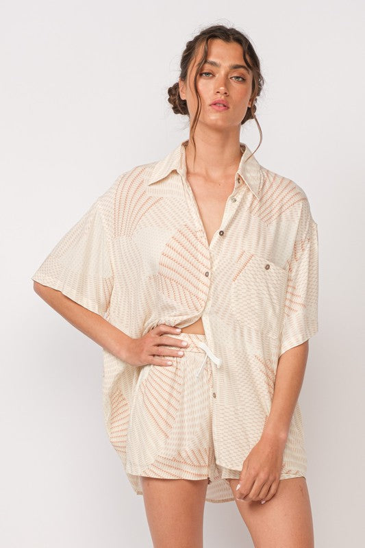 Serene Day Button Down