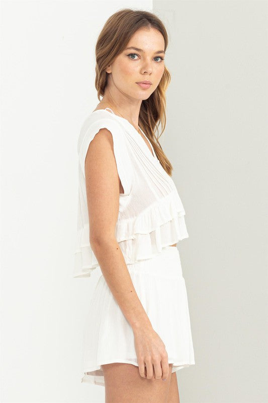 Willow Ruffled Top