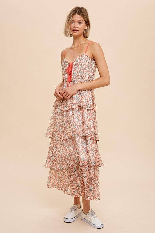 Sicily Floral Midi