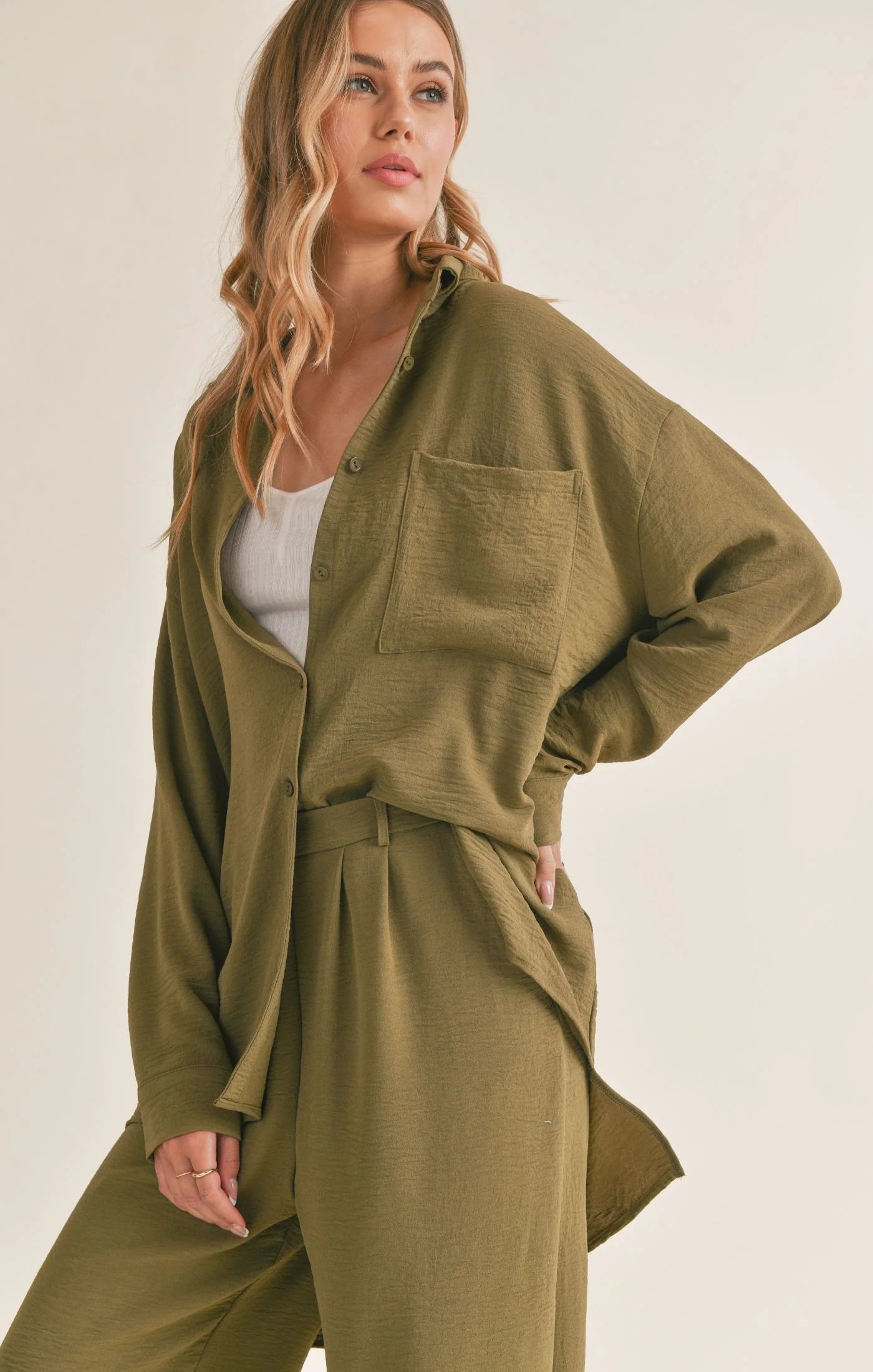 Run Free Button Down Shirt