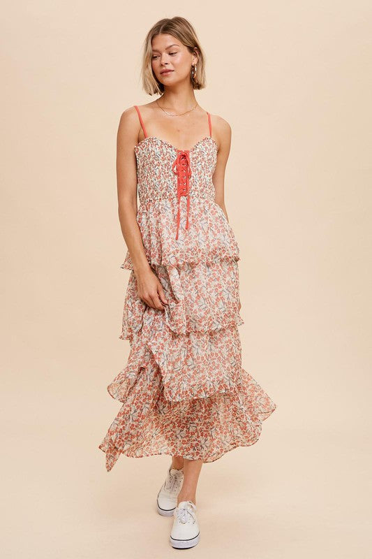 Sicily Floral Midi