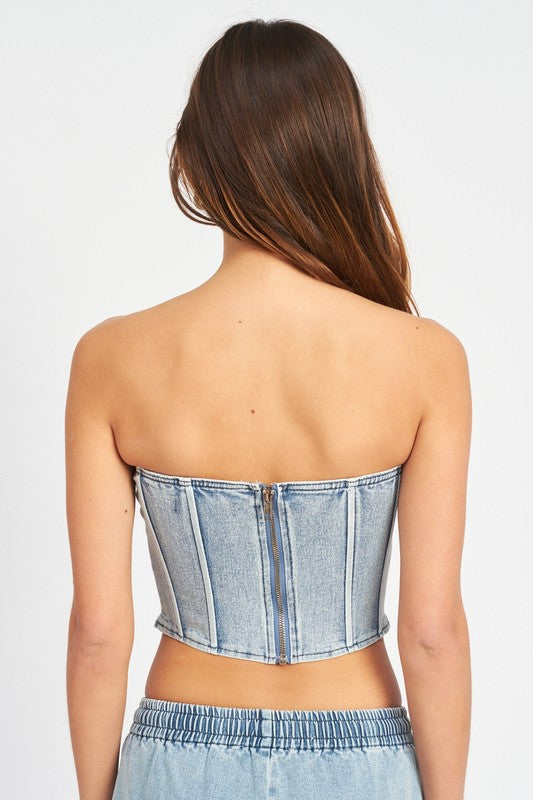 The Great Denim Corset