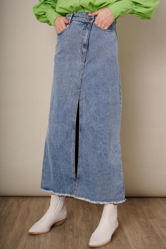 Devin Denim Maxi