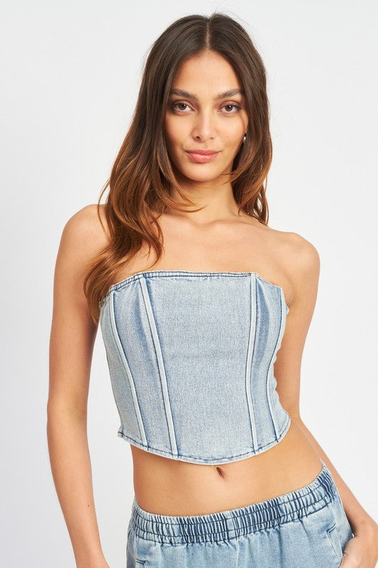 The Great Denim Corset