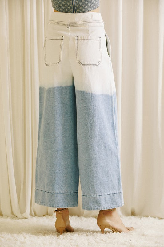 Alexis Ombré Wide Leg Denim