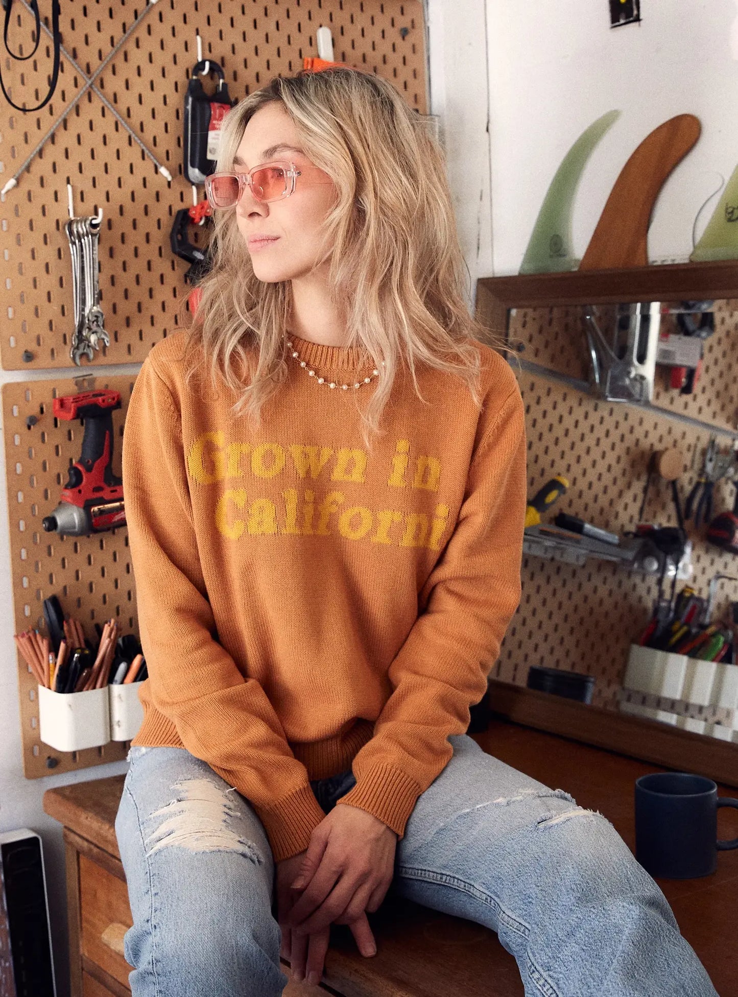 Grown in California Knit Sweater