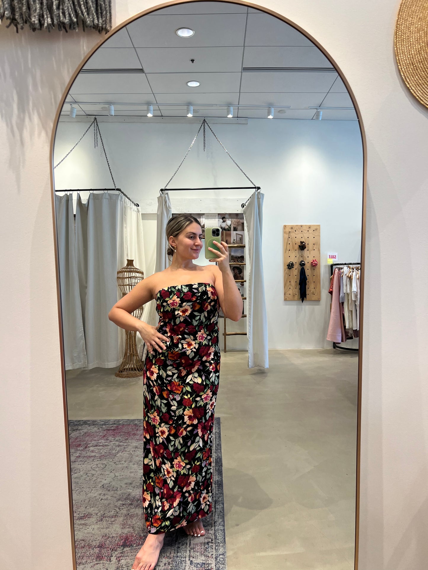 Audrey Floral Midi Dress