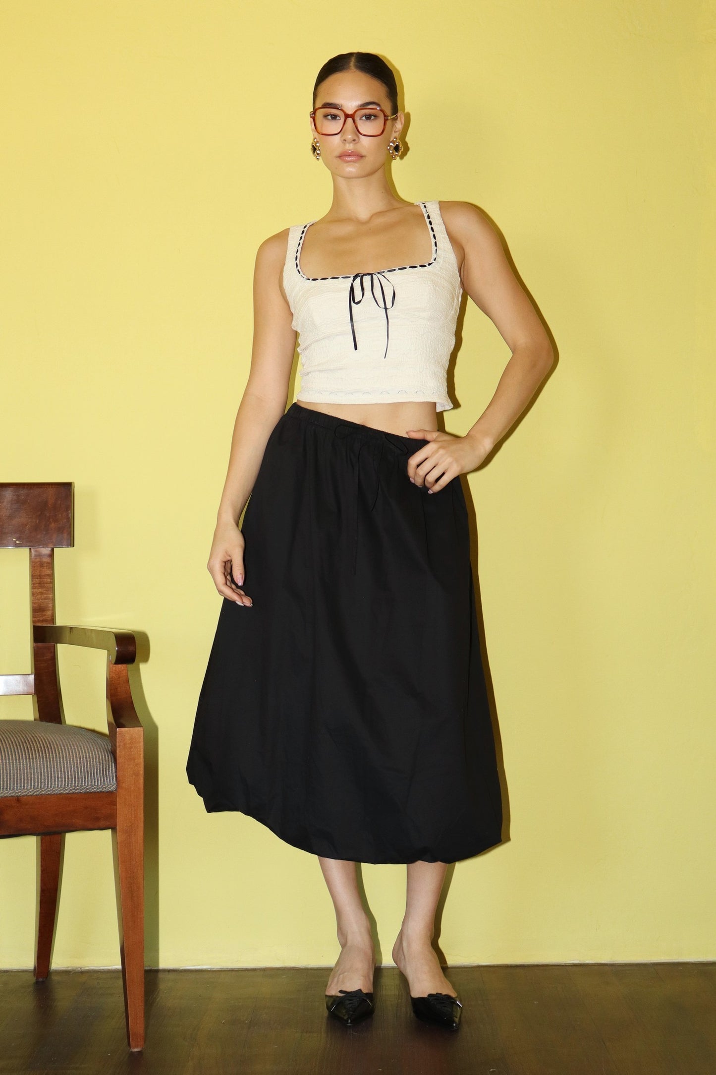 Blair Bubble Midi Skirt