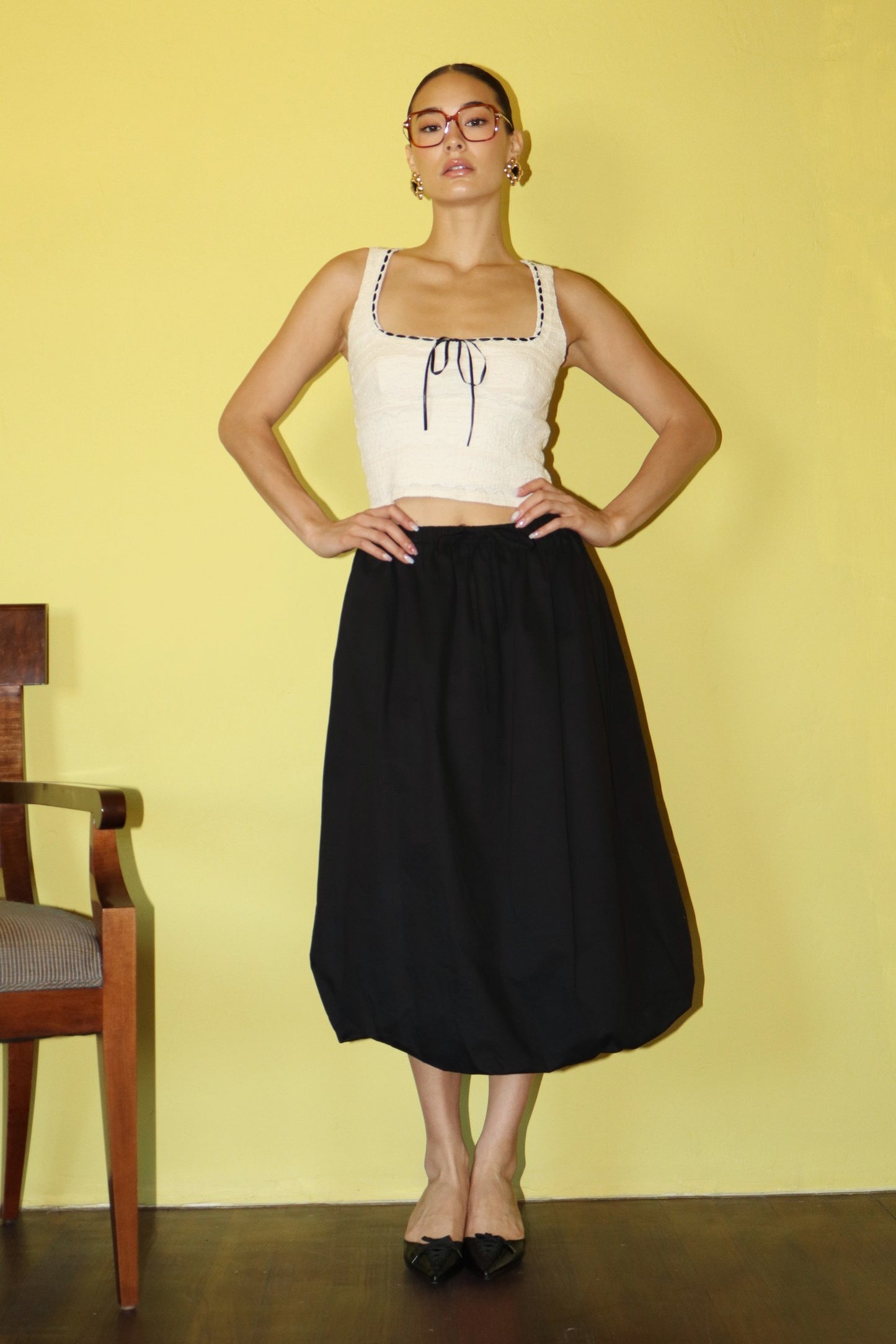 Blair Bubble Midi Skirt