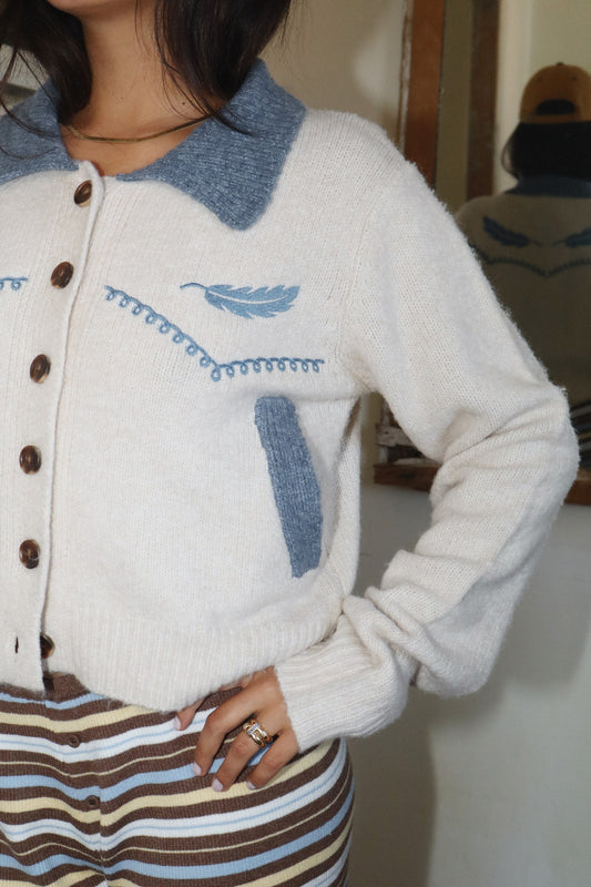 Feather Cardigan