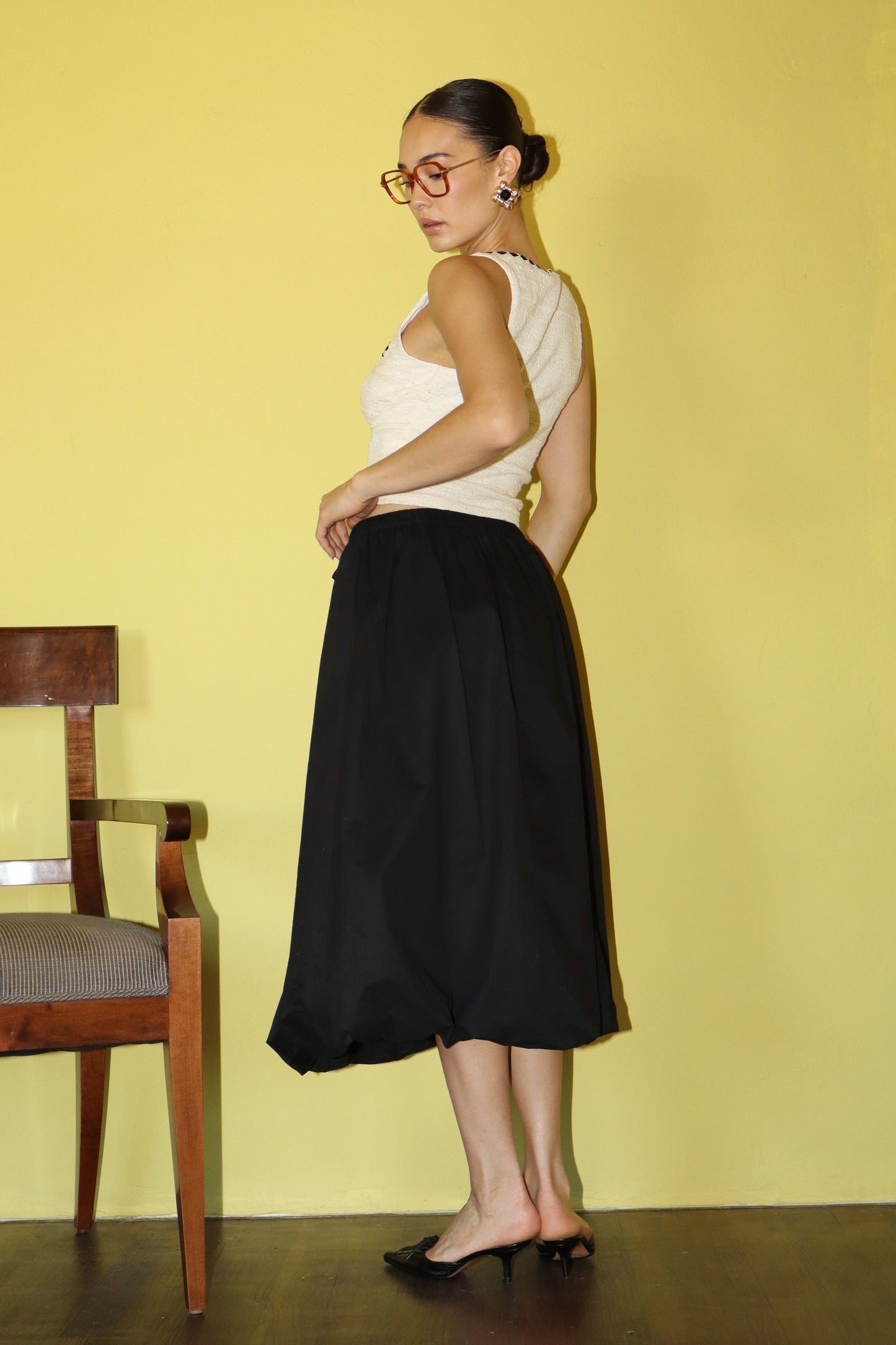 Blair Bubble Midi Skirt