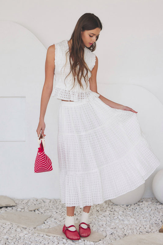 Junie Smocked Skirt