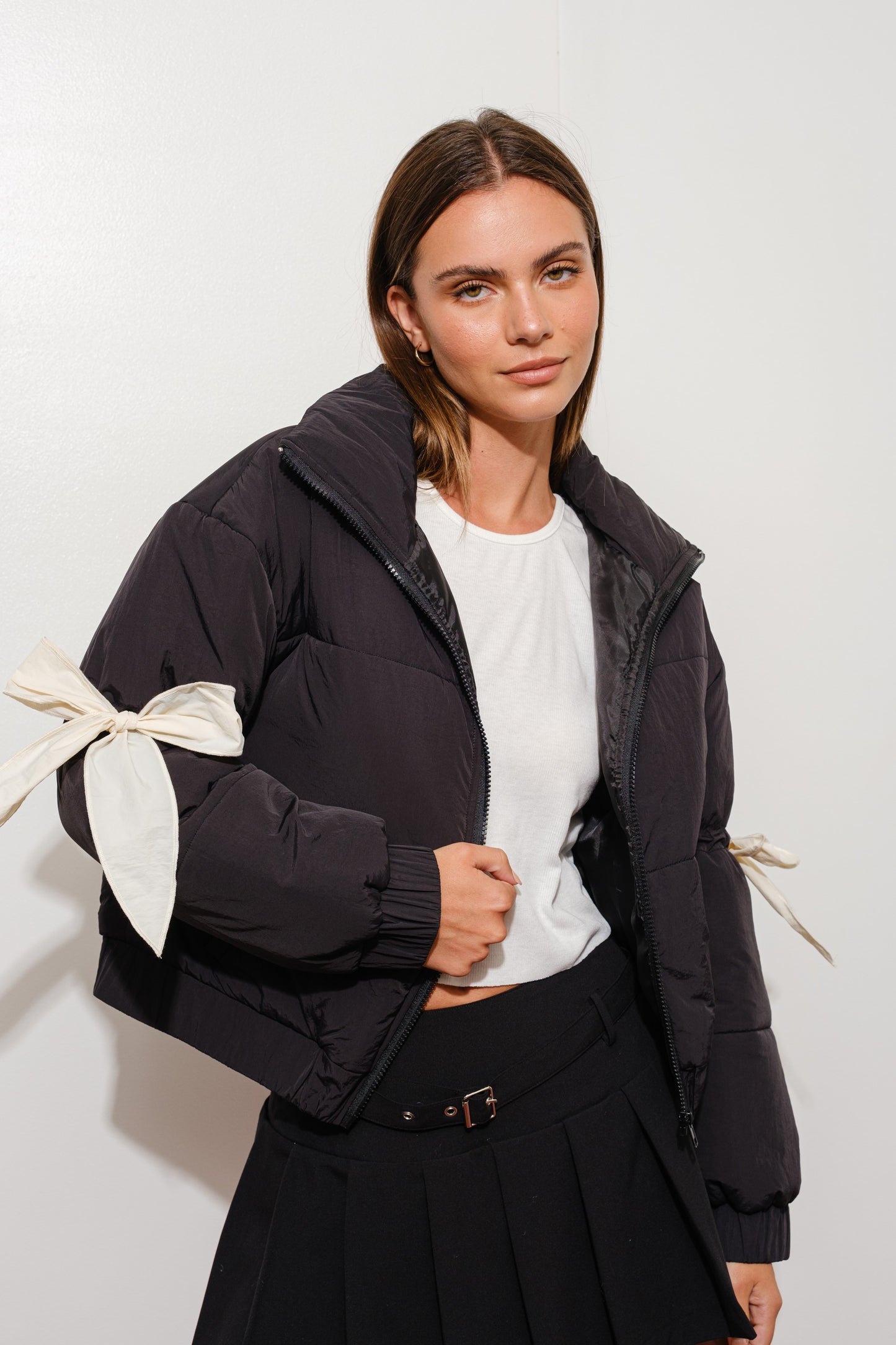 Bow Puffer Jacket