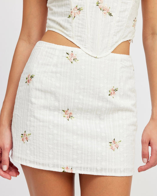 Jaci Floral Mini Skirt