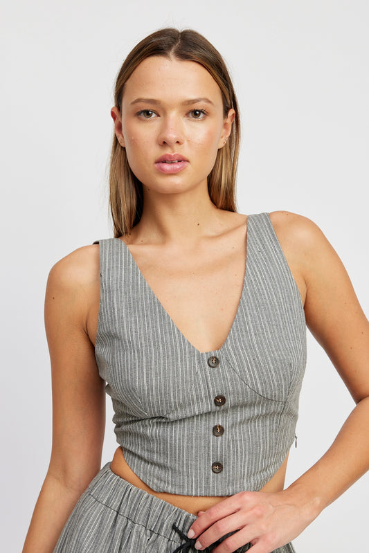 She Means Business Crop Top