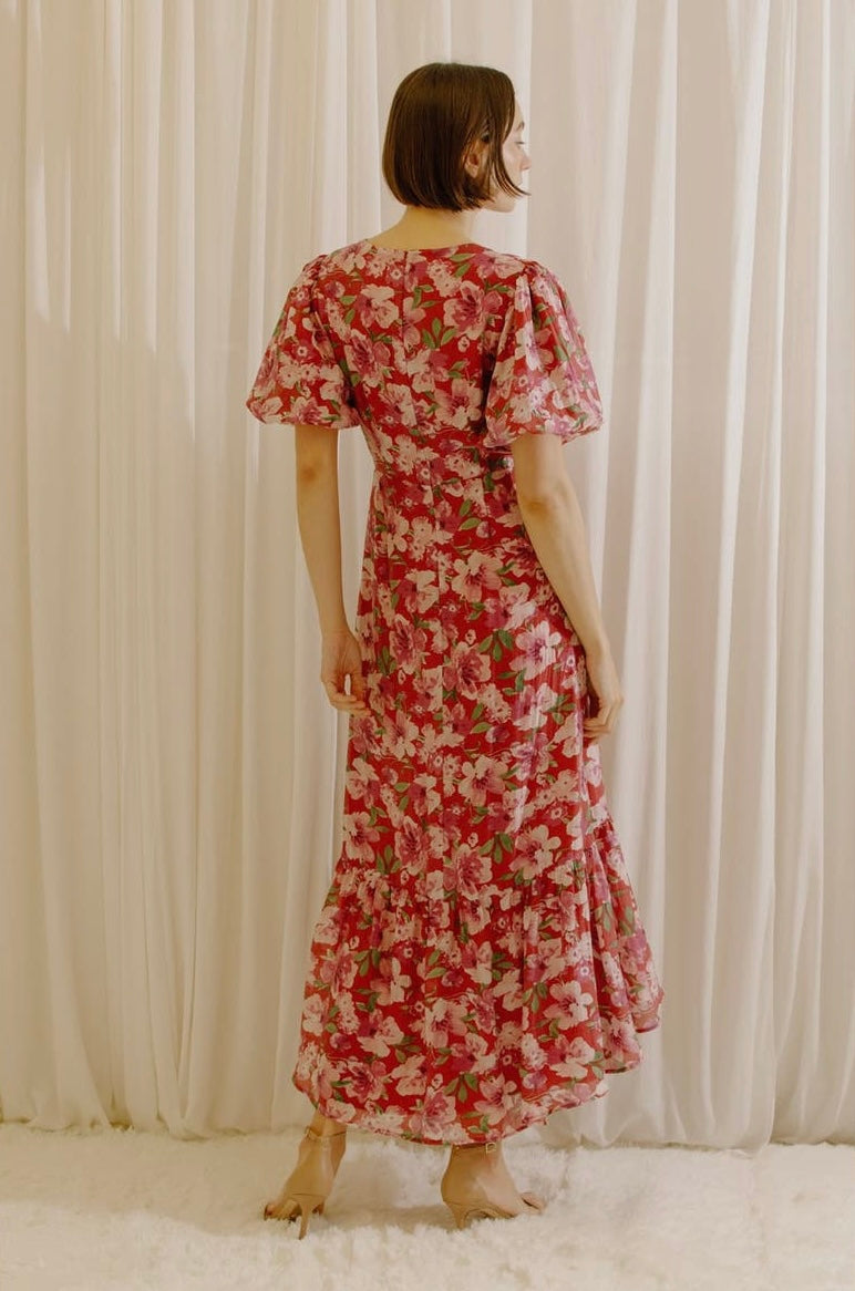Maria Floral Midi Dress