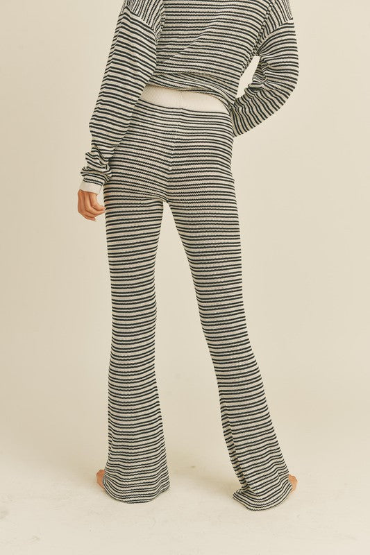 Classy Stripe Knit Pants