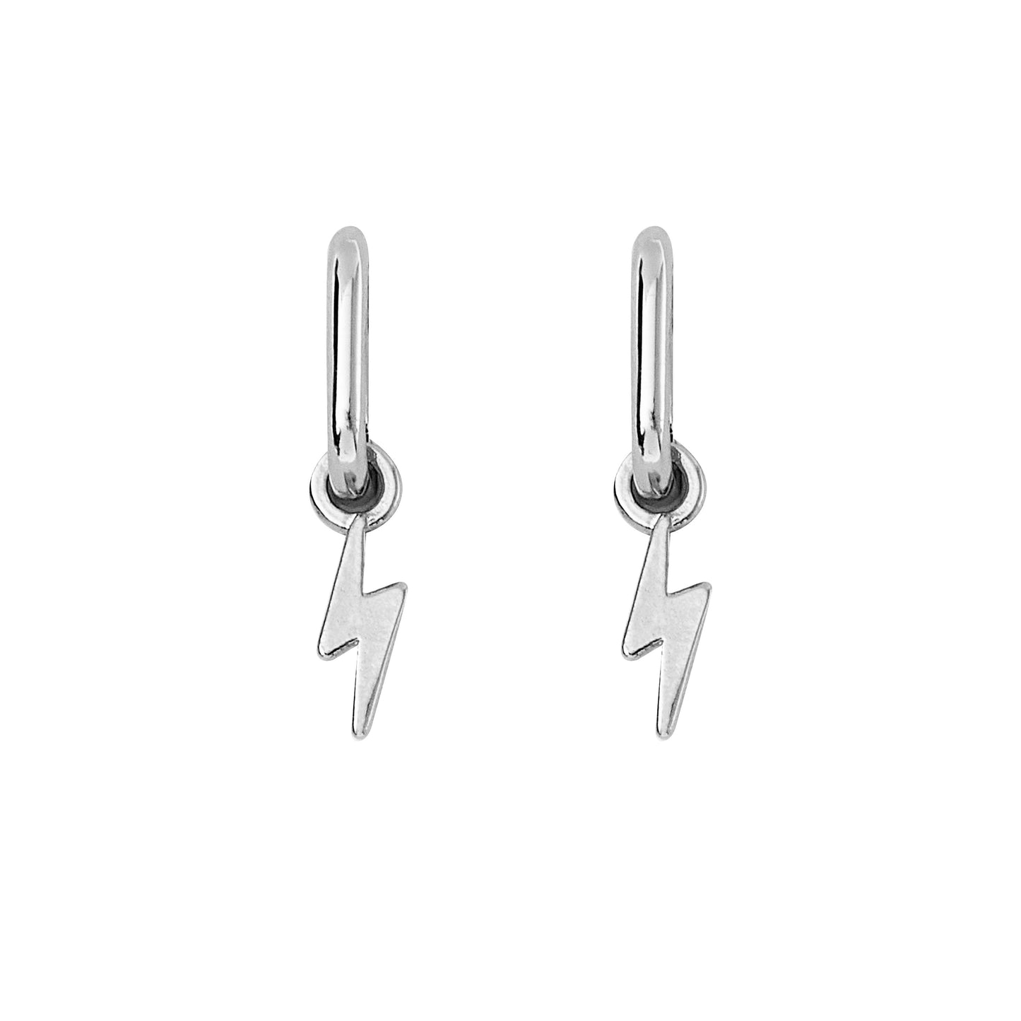 Flash Earrings- Silver