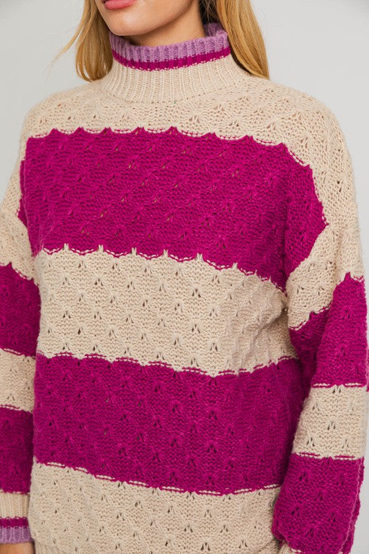 Aspen Magenta Sweater