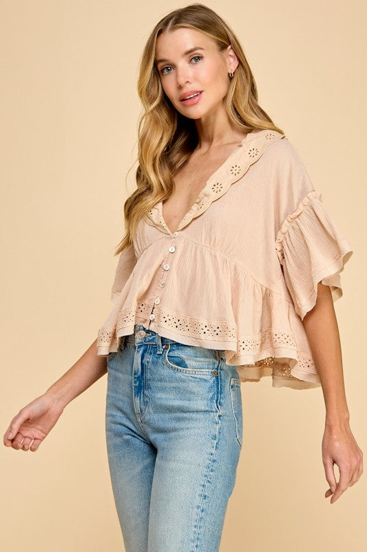 Olivia Babydoll Blouse