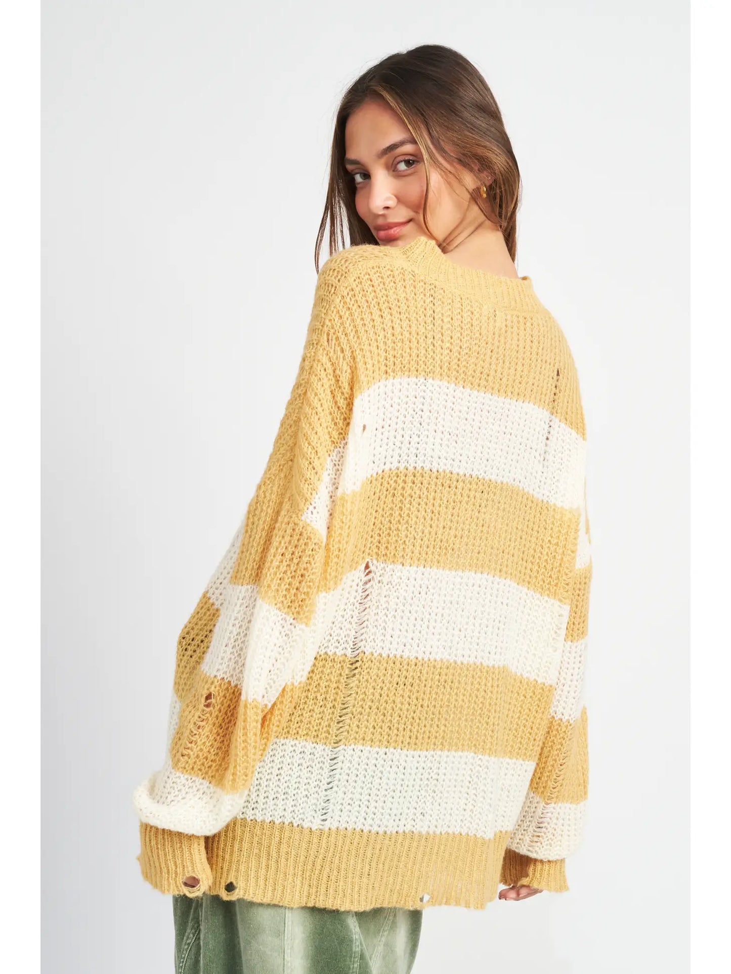 Butter Stripe Sweater