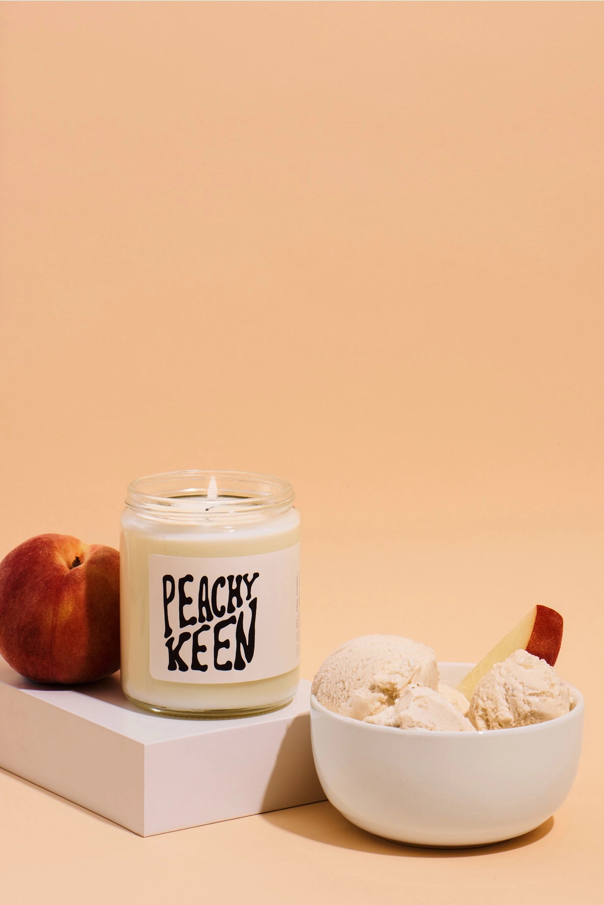 Peachy Keen Soy Candle- 7 oz