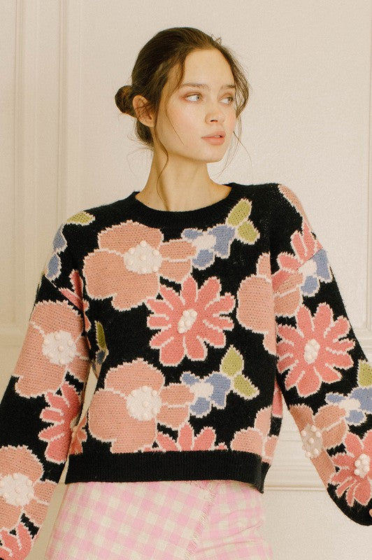 Wonderland floral Sweater