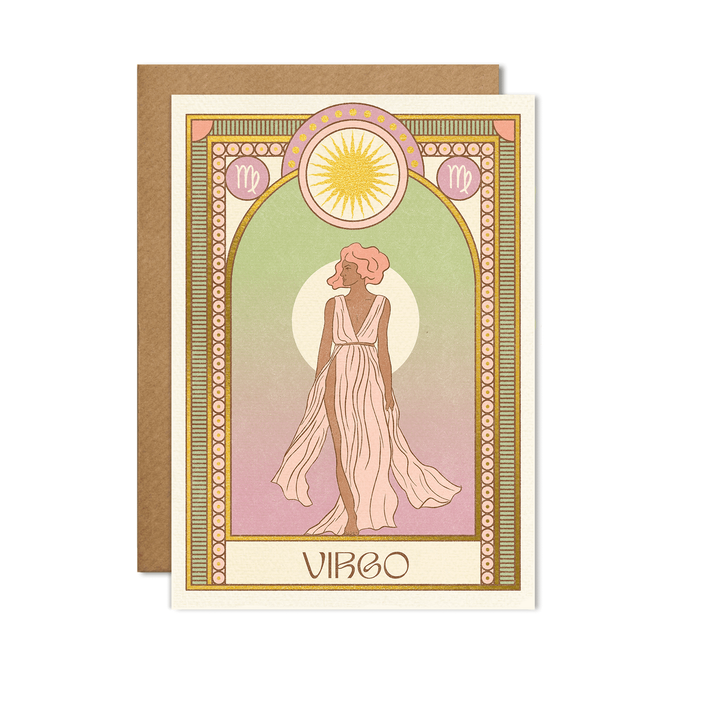 Virgo Zodiac Card